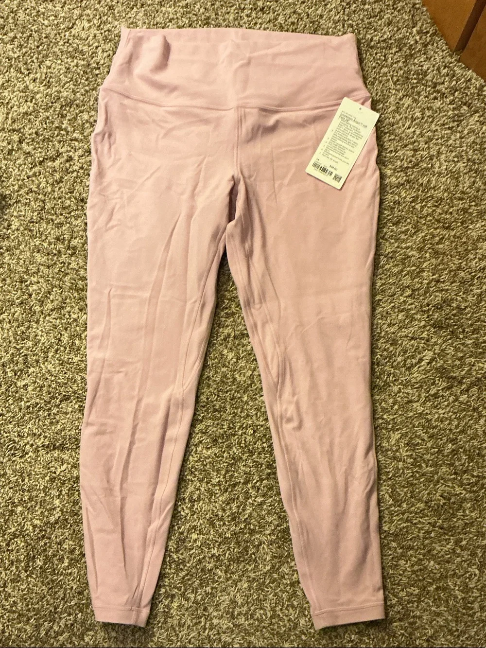 lululemon athletica Kids Light Pink High-Waist Leggings